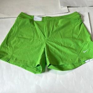 Nike MMIV lime green shorts tennis/golf fitness size medium NWT